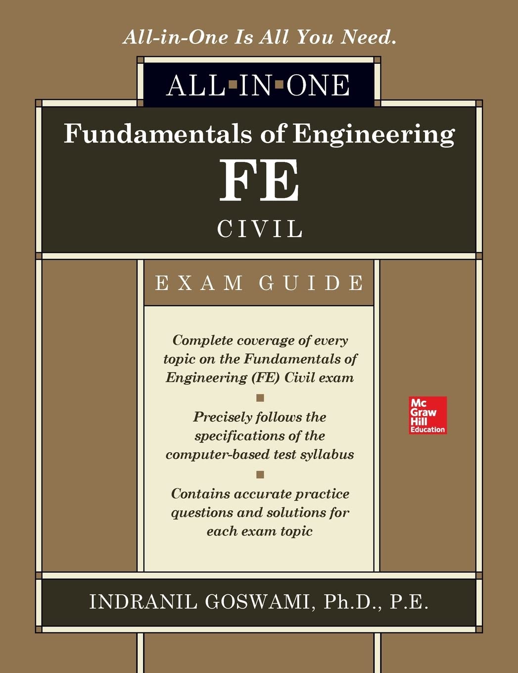 Fundamentals of Engineering FE Civil All-in-One Exam Guide