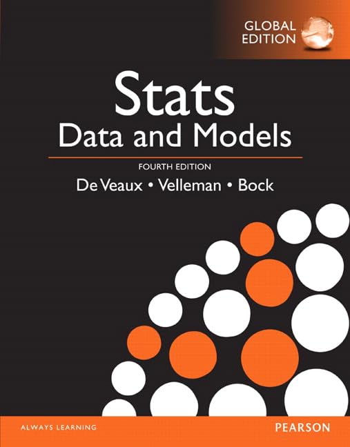 Stats: Data and Models 4th Edition