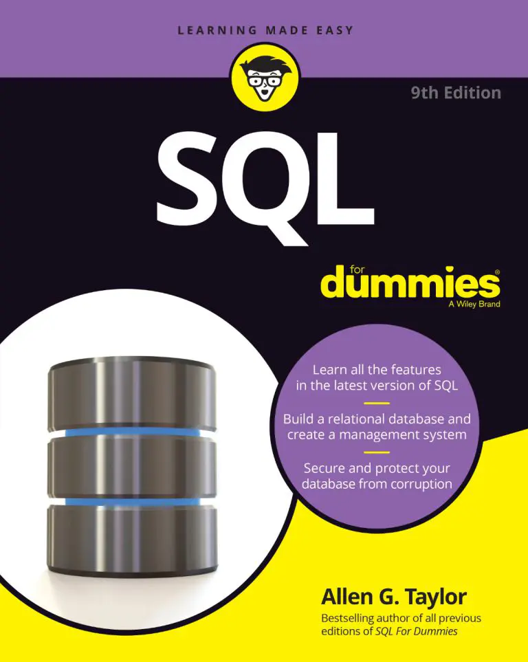 SQL For Dummies 9th Edition