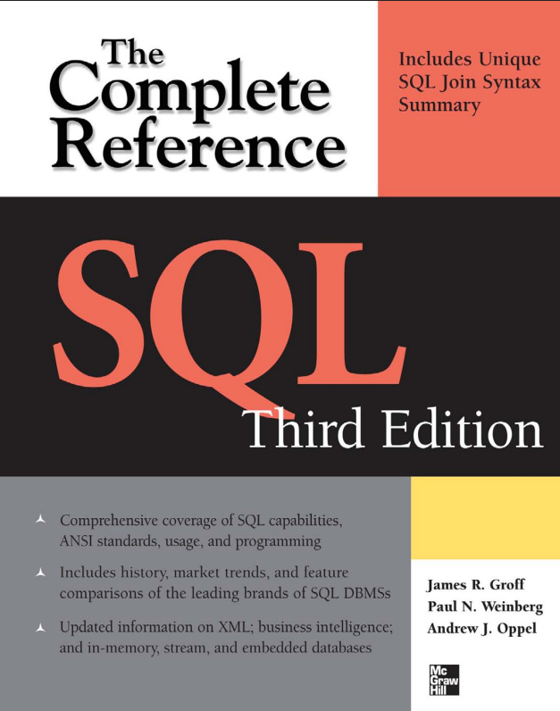 SQL: The Complete Reference 3rd Edition
