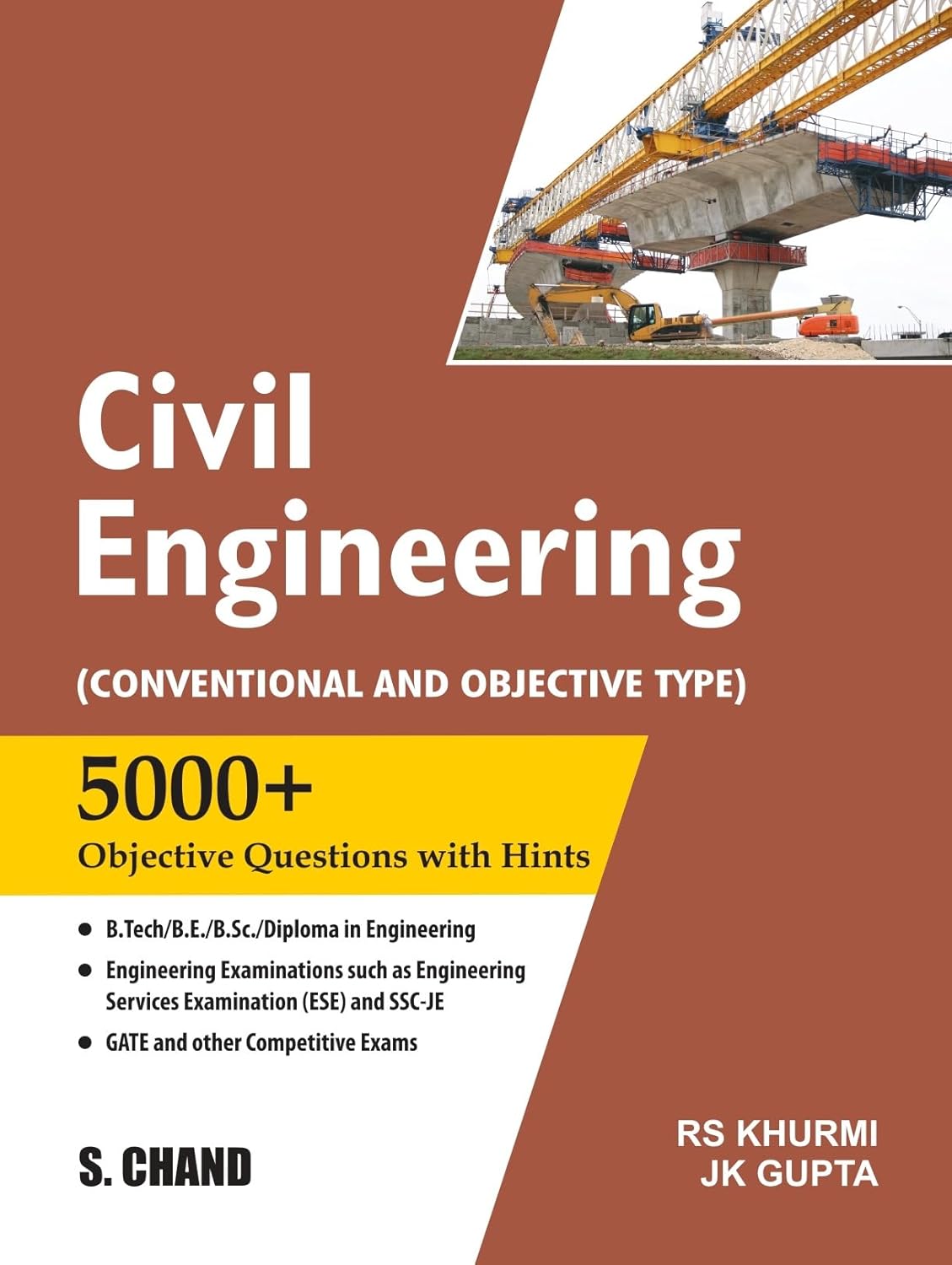 Civil Engineering 5000+ Objective Questions with Hints