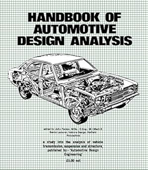 Handbook of Automotive Design Analysis