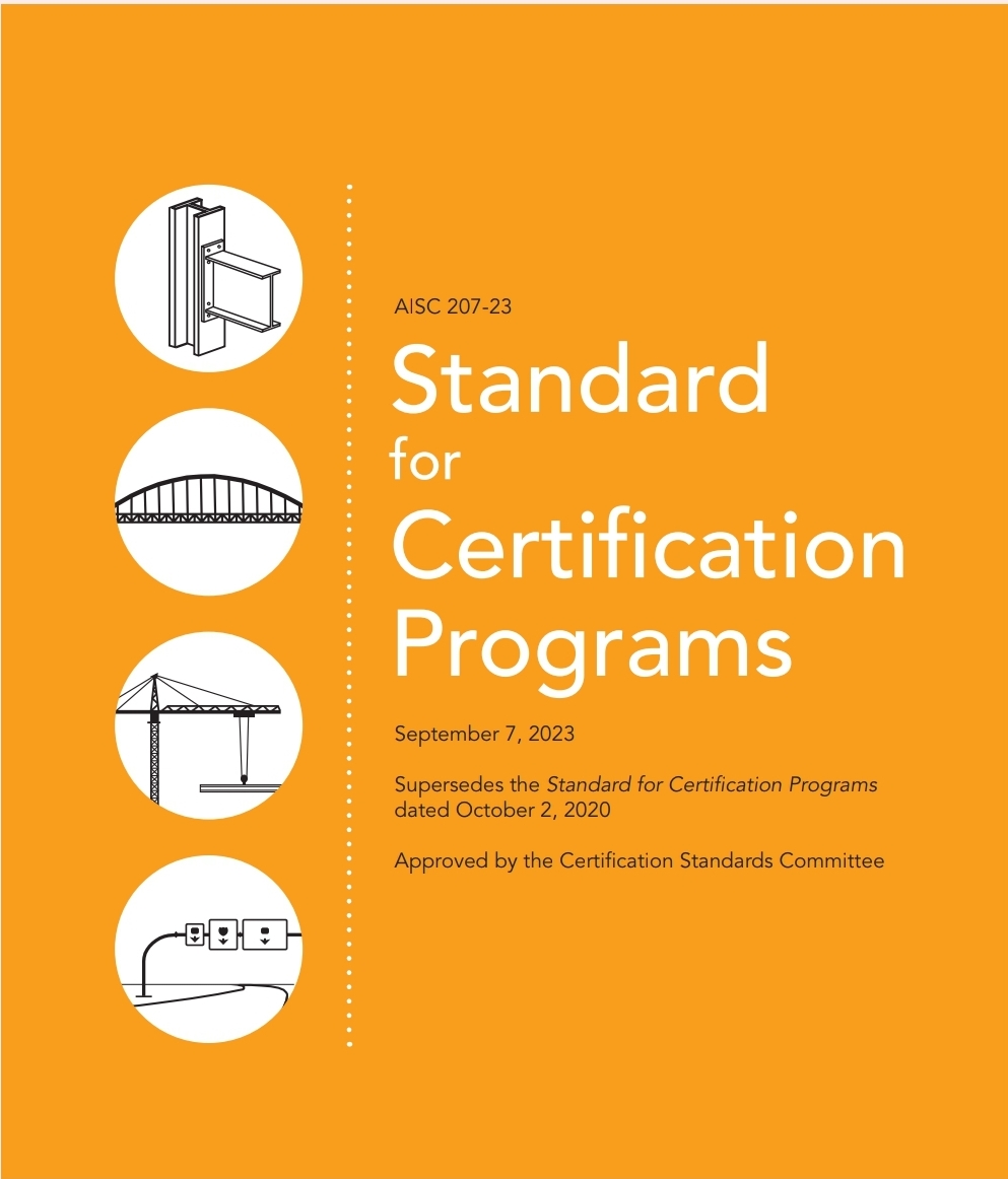 AISC 207-23 Standard for Certification Programs